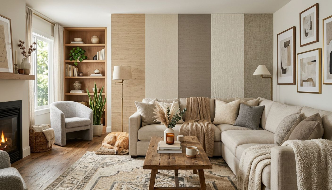 Wie beeinflussen verschiedene Tapetenmaterialien das Raumklima?